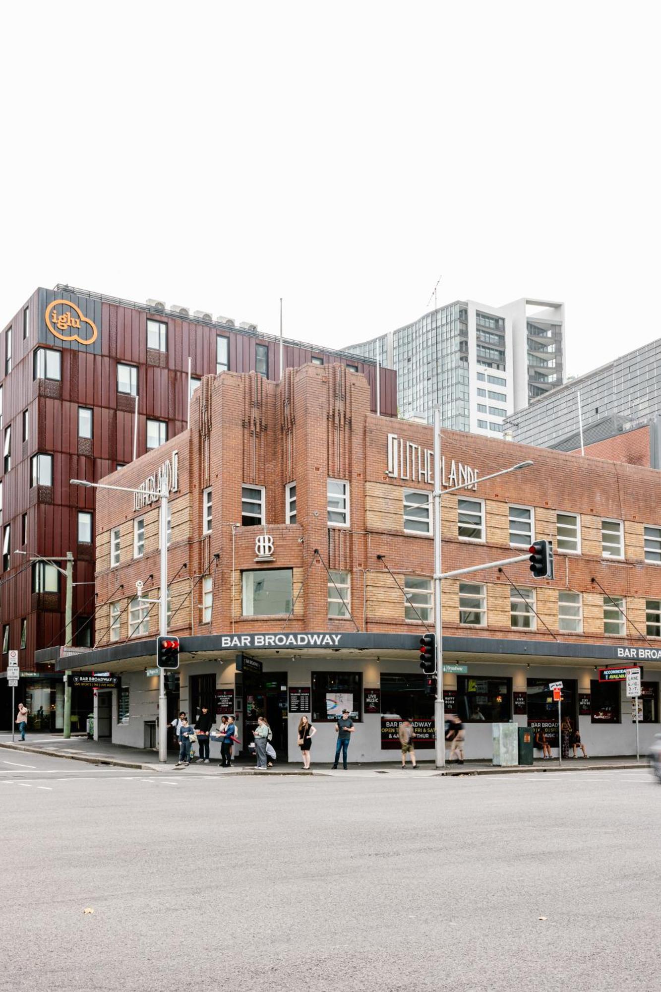 Bar Broadway Otel Sidney Dış mekan fotoğraf